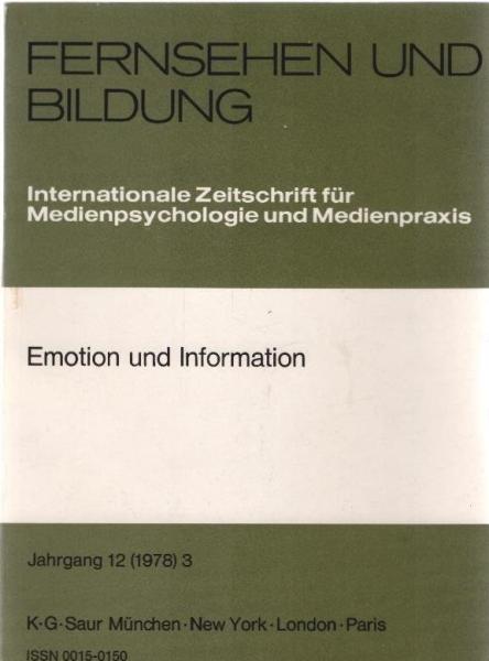 Emotion und Information.
