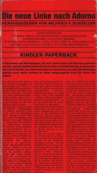 Die neue Linke nach Adorno.