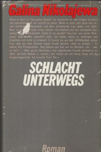 Schlacht unterwegs : Roman.