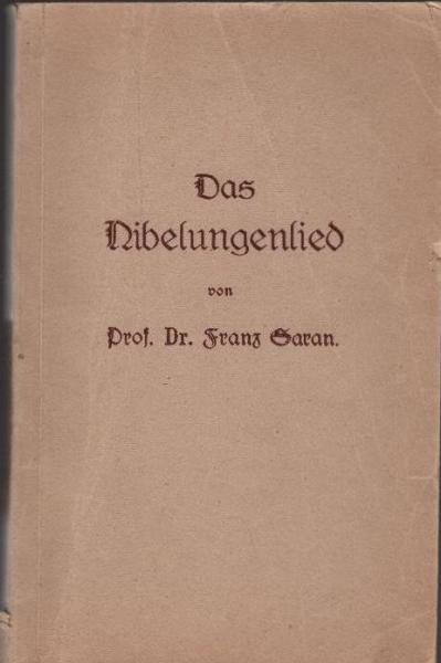 Das Nibelungenlied.