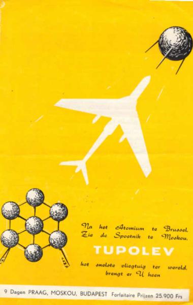 Tupolev. Internationale Tentoonstelling. (Faltblatt, Austellungsprogramm)