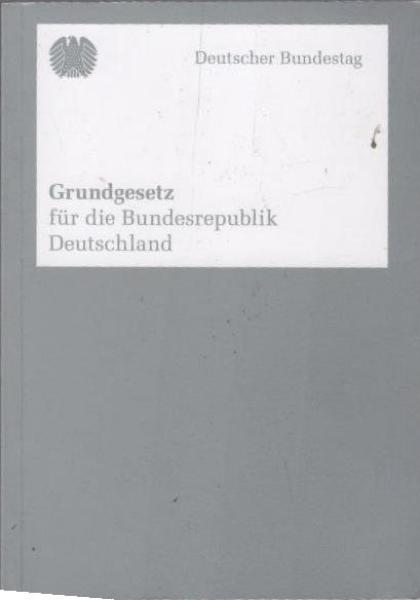 Grundgesetz für die Bundesrepublik Deutschland : vom 23. Mai 1949, zuletzt geändert am 28. Mai 2019.