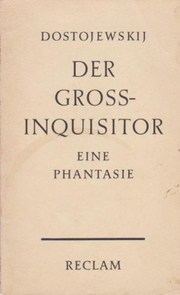 Der Grossinquisitor : Eine Phantasie.