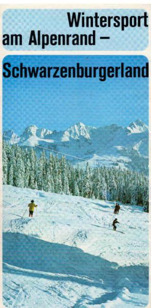 Wintersport am Alpenrand - Schwarzenburgerland (Faltblatt)