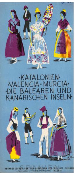 Katalonien, Valencia, Murcia, die Balearen und Kanarischen Inseln (Faltblatt)