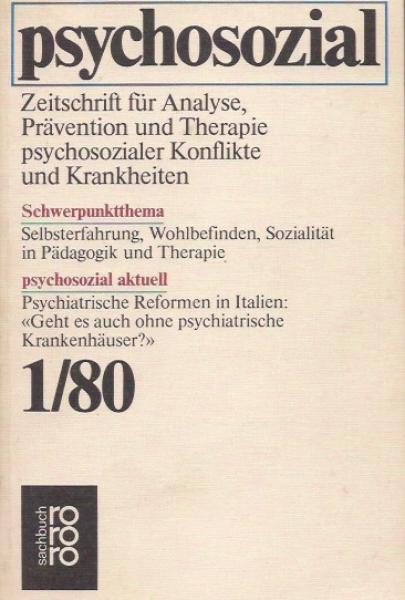 Psychosozial; Teil: Jg. 3. 1980.