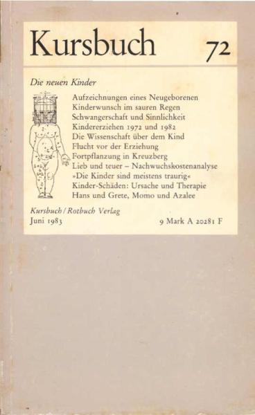 Kursbuch 72., Die neuen Kinder