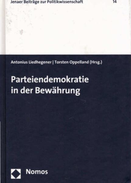 Parteiendemokratie in der Bewährung : Festschrift für Karl Schmitt.