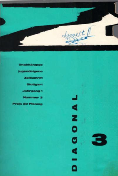 Diagonale: Unabhängige und jugendeigene Zeitschrift ; Nr. 3.