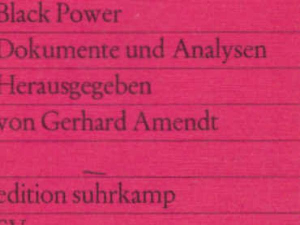 Black power : Dokumente u. Analysen.