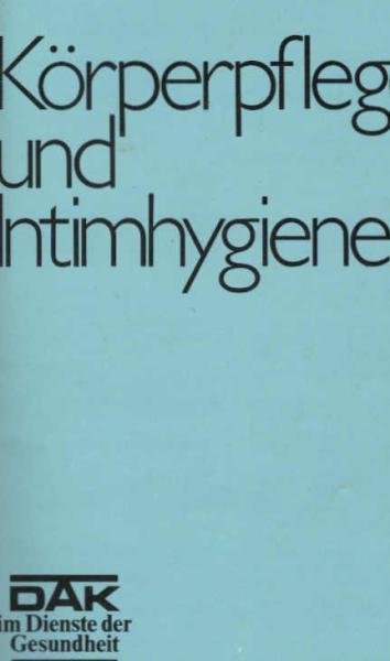 Körperpflege und Intimhygiene (Prospekt)