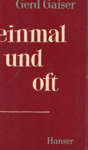 Einmal und oft : Erzählungen.