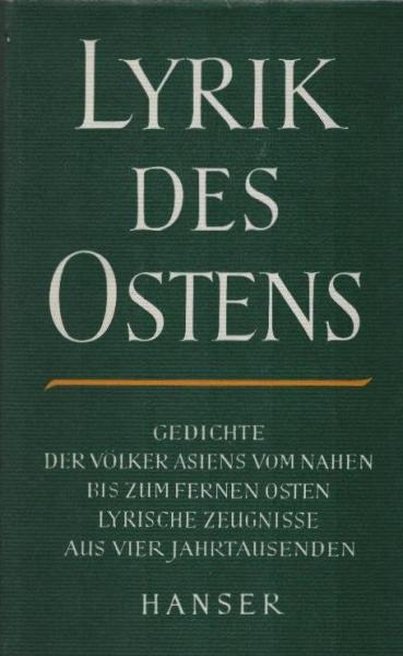 Lyrik des Ostens.