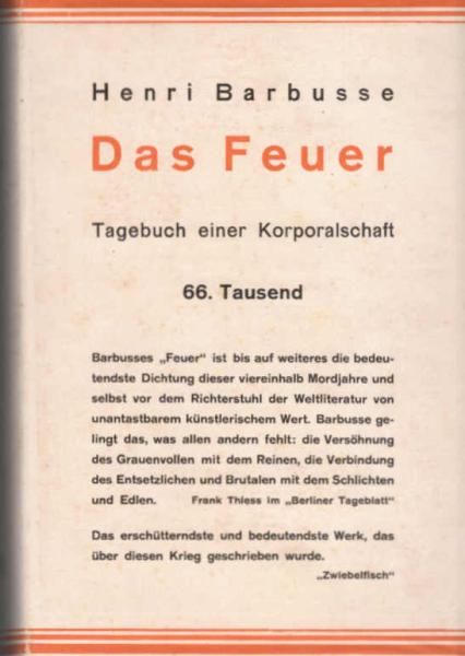 Das Feuer : Tagebuch e. Korporalschaft.