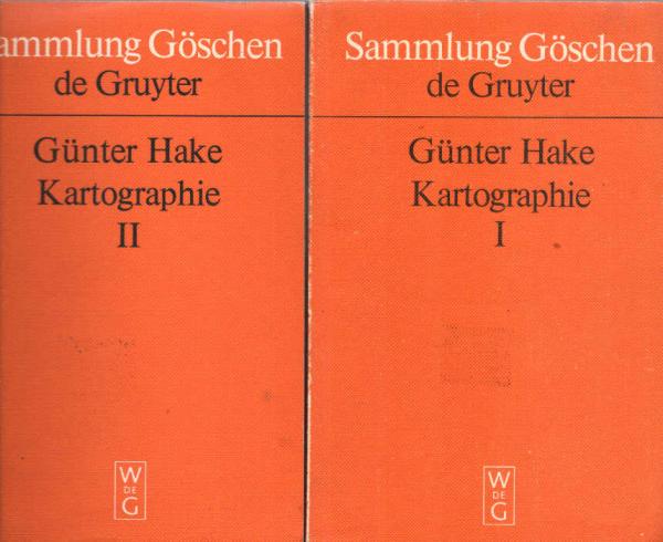 Kartographie; 2 Bände.