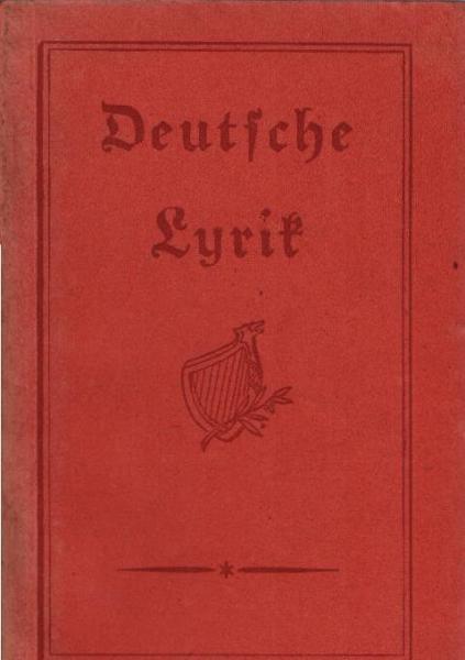Deutsche Lyrik. Behelfsausgabe