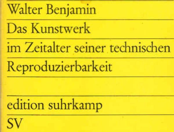 Das Kunstwerk im Zeitalter seiner technischen Reproduzierbarkeit : 3 Studien z. Kunstsoziologie.