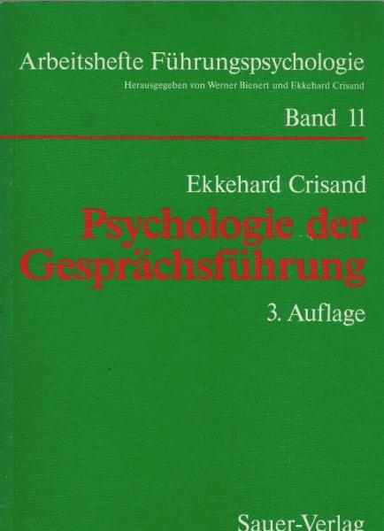Psychologie der Gesprächsführung.
