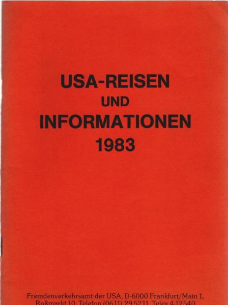 USA-Reisen und Informationen 1983