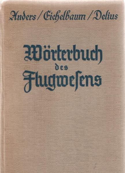 Wörterbuch des Flugwesens.