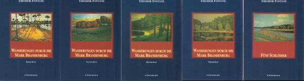 Wanderungen durch die Mark Brandenburg. 5 Bände.