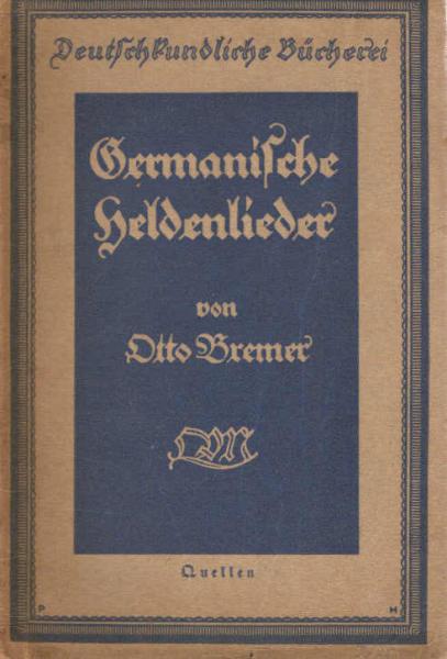 Germanische Heldenlieder.
