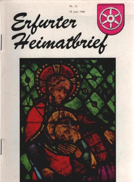 Erfurter Heimatbrief Nr. 12, 18. Juni 1966.