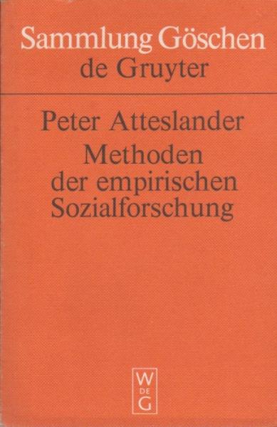 Methoden der empirischen Sozialforschung.