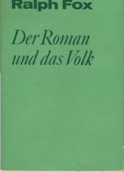 Der Roman und das Volk