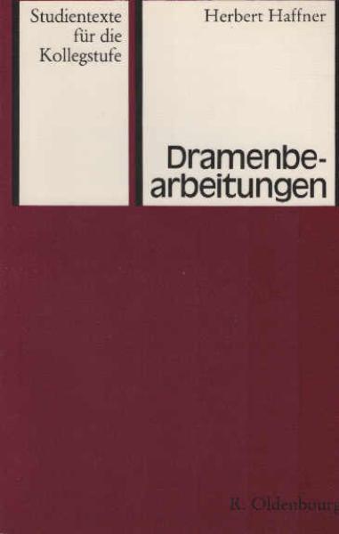 Dramenbearbeitungen.