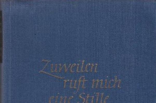 Zuweilen ruft mich eine Stille : Dt. Gedichte seit Nietzsche.