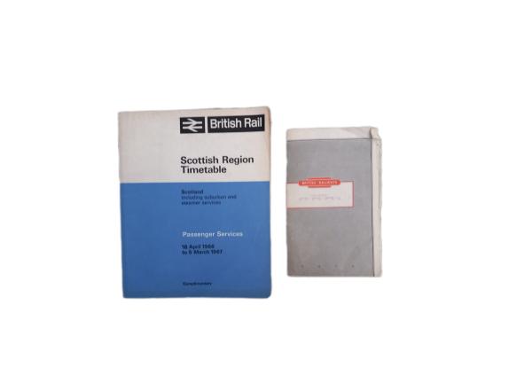 British Rail Scottish Region Timetable 18. April 1966 to 5 March 1967