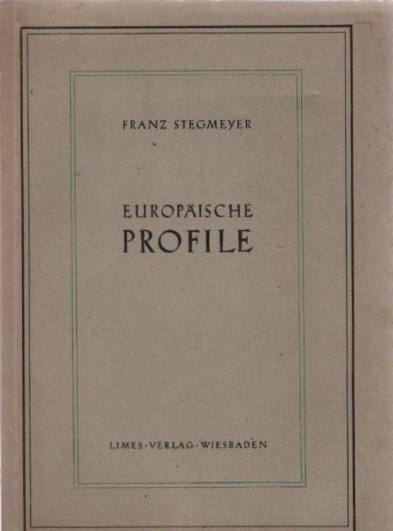 Europäische Profile : Essays.