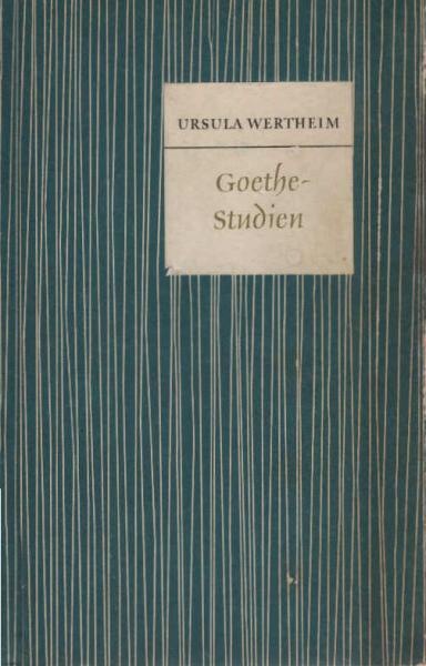 Goethe-Studien