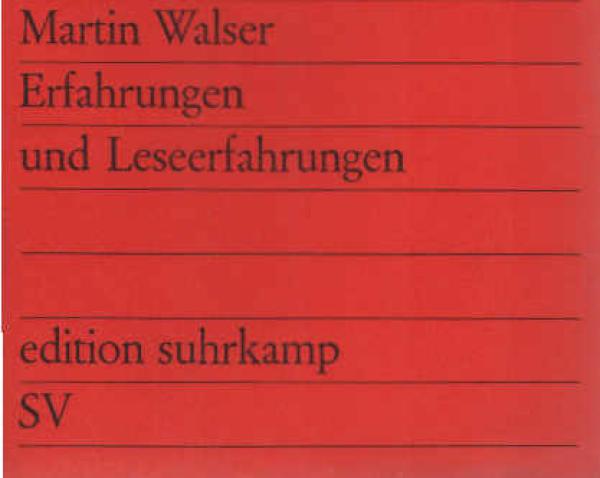 Erfahrungen und Leseerfahrungen