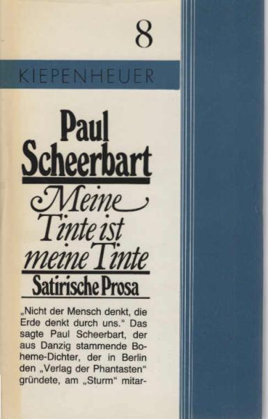 Meine Tinte ist meine Tinte : Prosa aus Zeitschr.