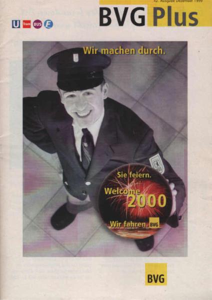BVG Plus. 42. Ausgabe Dezember 1999.