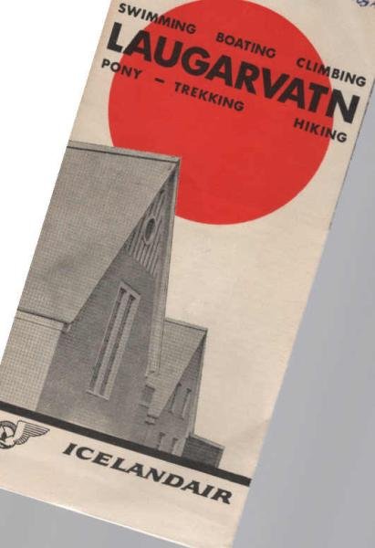 Laugarvatn. Swimming, Boating, Climbing. (Faltblatt)