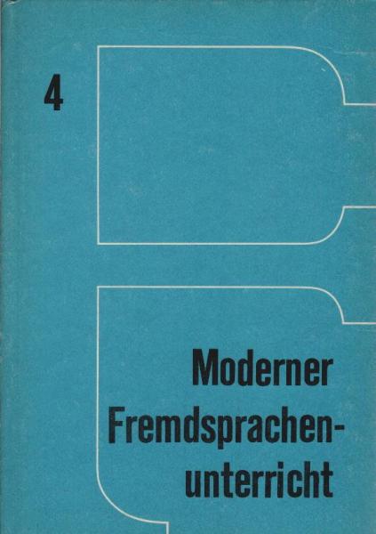 Moderner Fremdsprachenunterricht; Band 4