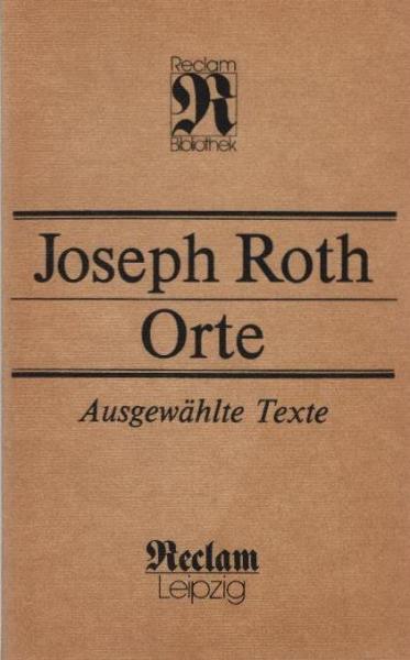 Orte : ausgewählte Texte.