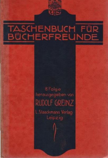 Taschenbuch für Bücherfreunde; 8 Folge.