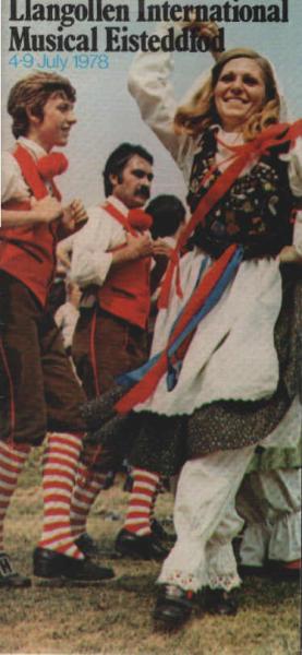 llangollen international musical eisteddfod 4 - 9 July 1978. (Programm)