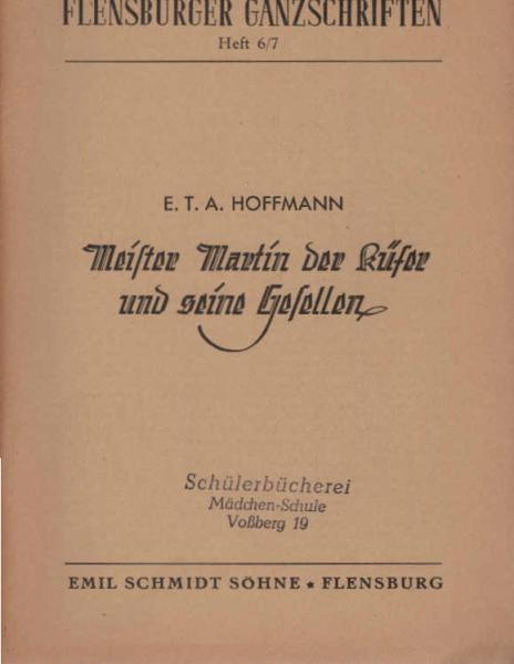 Meister Martin der Küf[n]er und seine Gesellen.