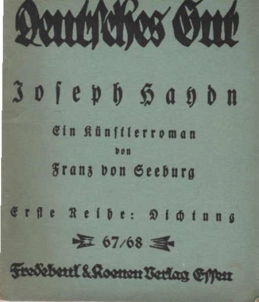 Joseph Haydn : Ein Künstlerroman.