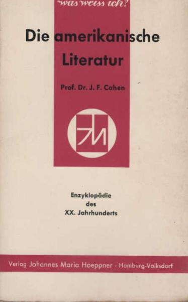 Die amerikanische Literatur.