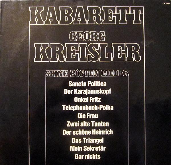 Kabarett-Seine bösten Lieder / Vinyl record [Vinyl-LP]