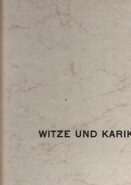 Witze und Karikaturen von Bren, Ironimus, Mac, Totter : Aus einer Ausstellung der Österreichischen Staatsdruckerei.