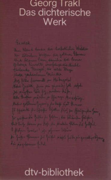 Das dichterische Werk.