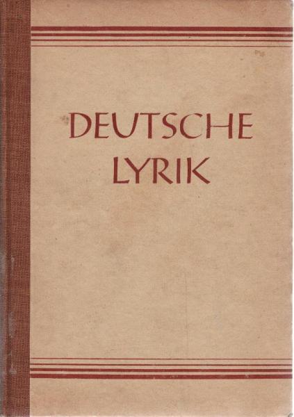 Deutsche Lyrik.