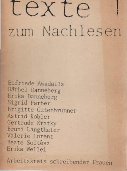 Texte 1 zum Nachlesen